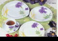 Porcelain triangle shape dinner set 1