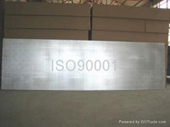 Phenolic foam pre-insulation air duct panel compounded with aluminum foil