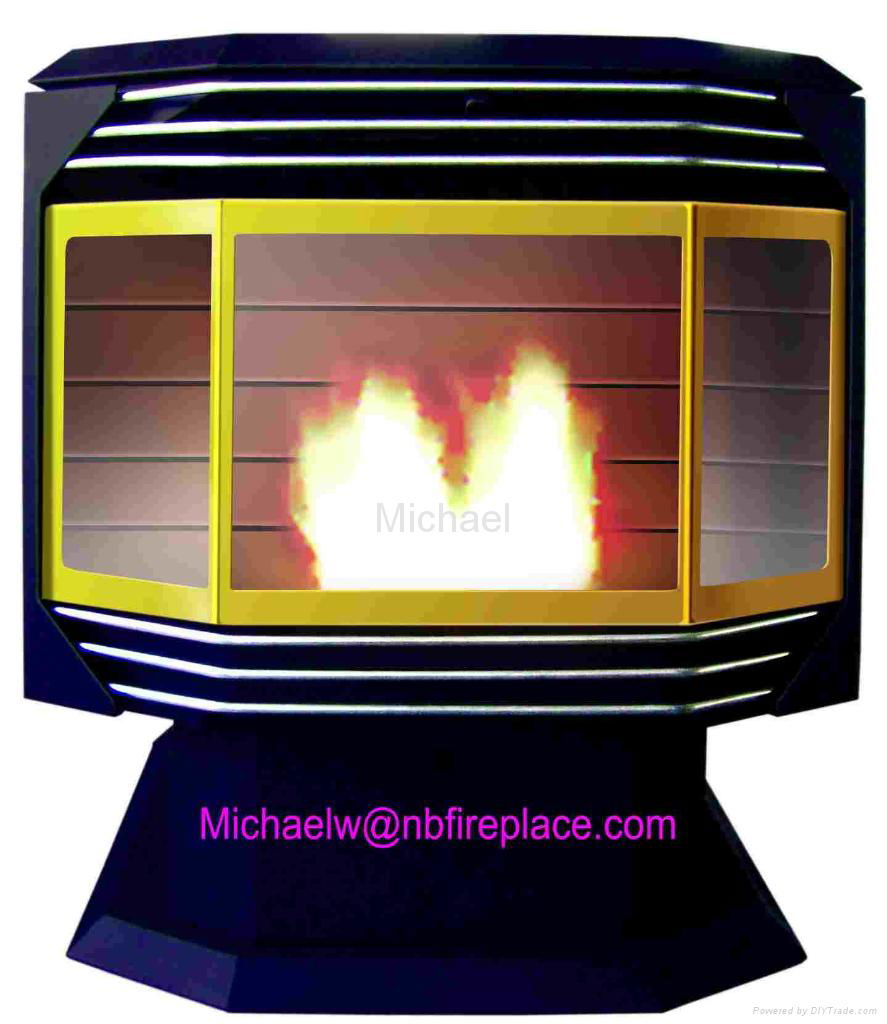 Pellet fireplace stove