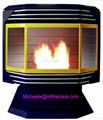 Pellet fireplace stove