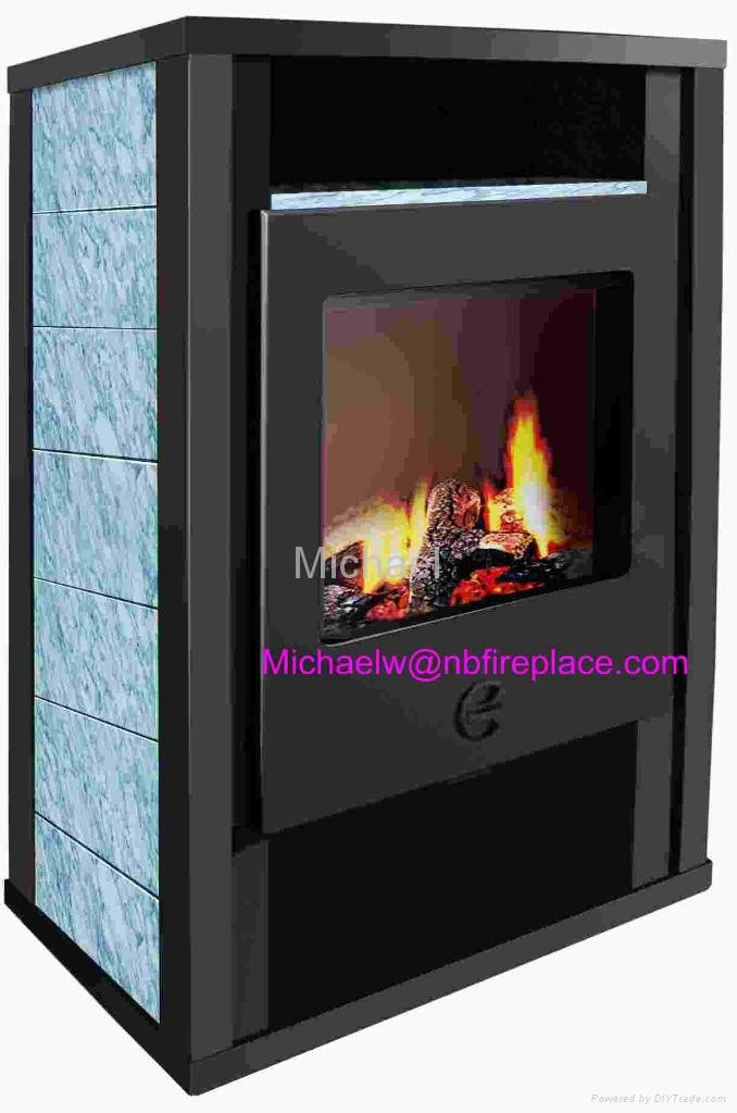 wood fireplace stove