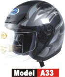 open face motorcycle helmet