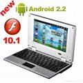 7 inch Mini netbook VIA8650 256MB/4G WIFI Android 2.2 Laptop  1
