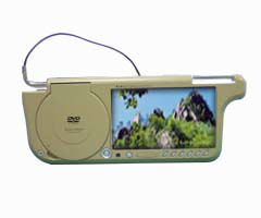 7'' Sunvisor car TFT LCD Monitor with Built-in DVD Player(HD-7088D)