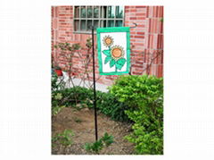 4 FT Mini Garden Flagpole set.