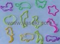 Animal shaped rubber bands bracelets