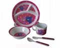 melamine children dinnerware set