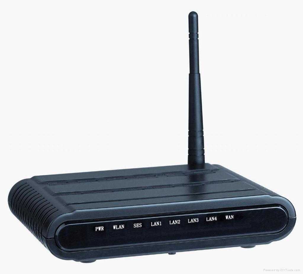 Wireless 1-Ethernet Port ADSL2/2+ Modem/Router