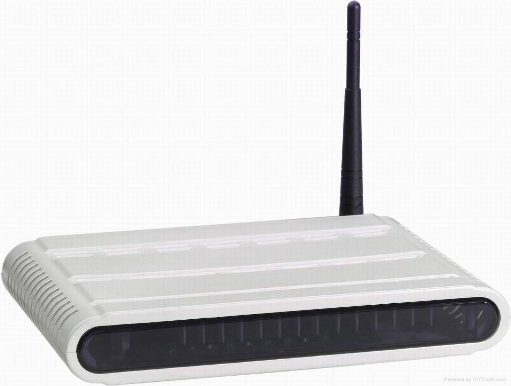 Wireless 4-Ethernet Ports ADSL2/2+ Router/Modem