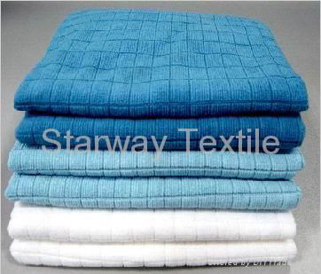 Microfiber Lattice Weft Knitted Floor Cloth