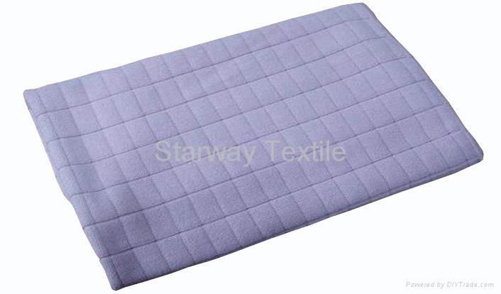 Microfiber Lattice Weft Knitted Floor Cloth 5