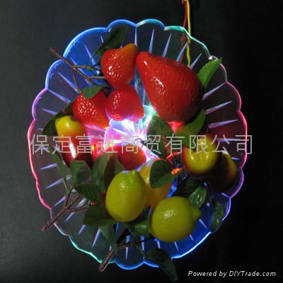 發光梅花水果盤 2