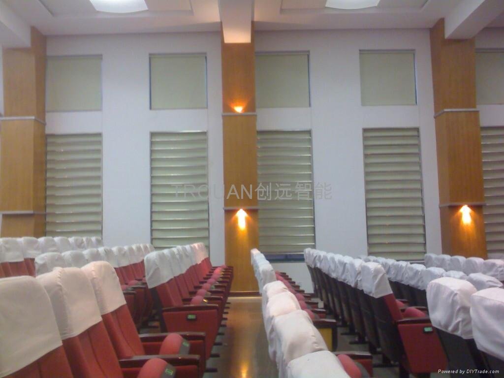 長沙辦公窗帘之室內手/電動遮陽窗飾系統 3