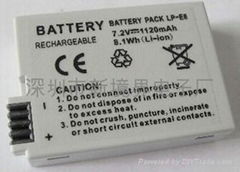 Rechargeable battery for Canon LP-E8