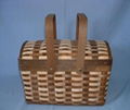 Wood Picnic Basket