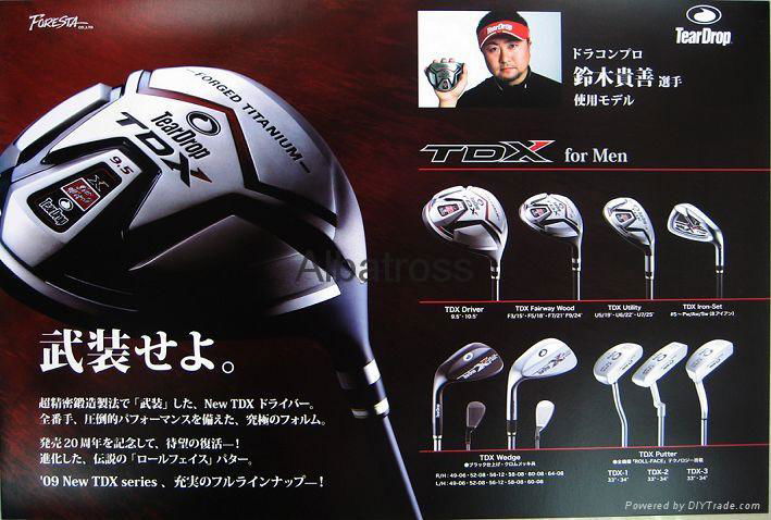 日本正品Teardrop男士高尔夫球杆 2