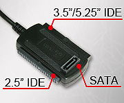 SATA/IDE 转 USB 2.0 转接线