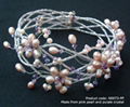 Pink Pearl Garland Choker