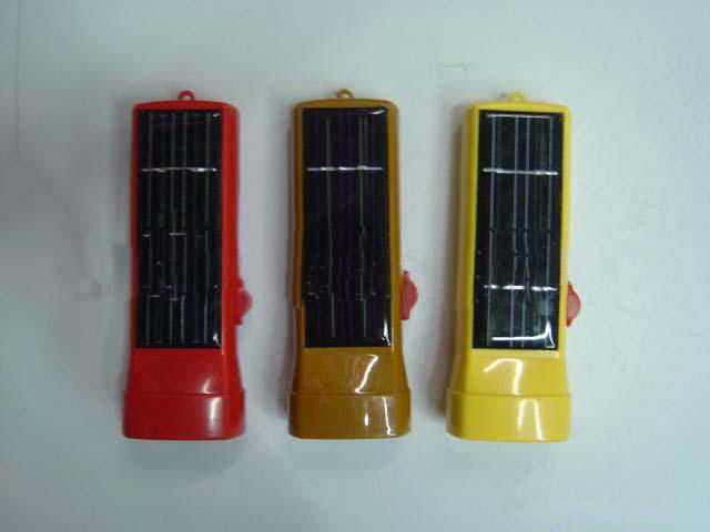 太阳能手电筒