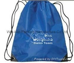 Sell PVC drawstring shopping and shoe bag for promotional packing 3