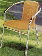 aluminum rattan chair