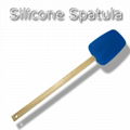 Silicone Spatula-Wooden Handle 1