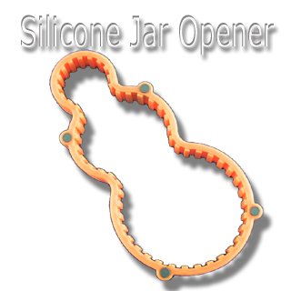 Silicone Ice Cube Tray/Under Ladle/Jar Opener 2