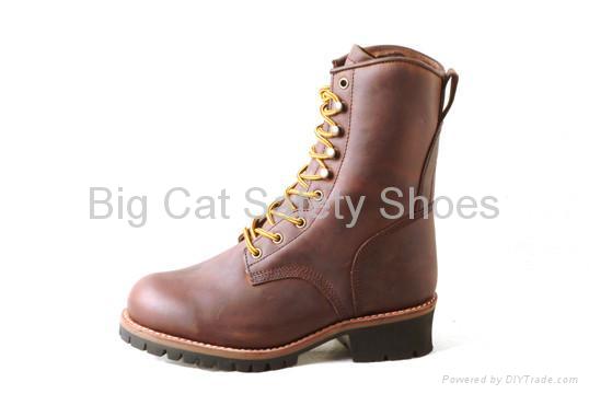 8" Logger Boots 2