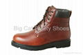 Steel Toe Wheat Nubuck Boots 1