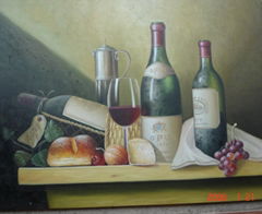 still life oil painting