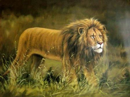animal oil painting