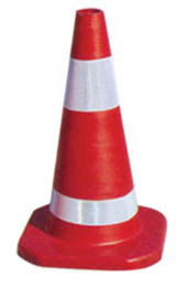 Rubber traffic cone