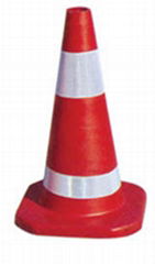 Rubber traffic cone