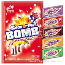 Sour Fruit Bomb popping candy