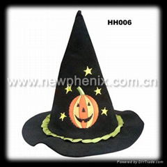 Fiber Optic Halloween Hat