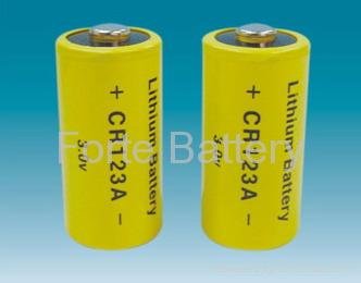 CR123A Lithium Battery 3.0V  1500mAh  2