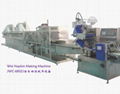 Full-automatic wet napkin making machine