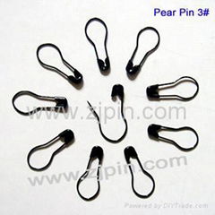 pear pin, gourd pin, safety pin, tag pin