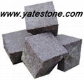 Granite cobble and cube