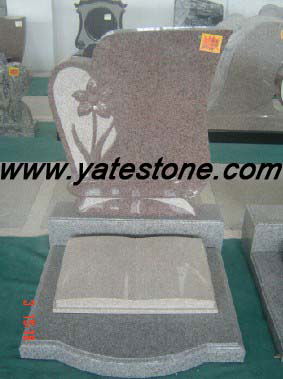 Granite tombstone and monument