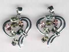 925 Silver Gemset Pendants