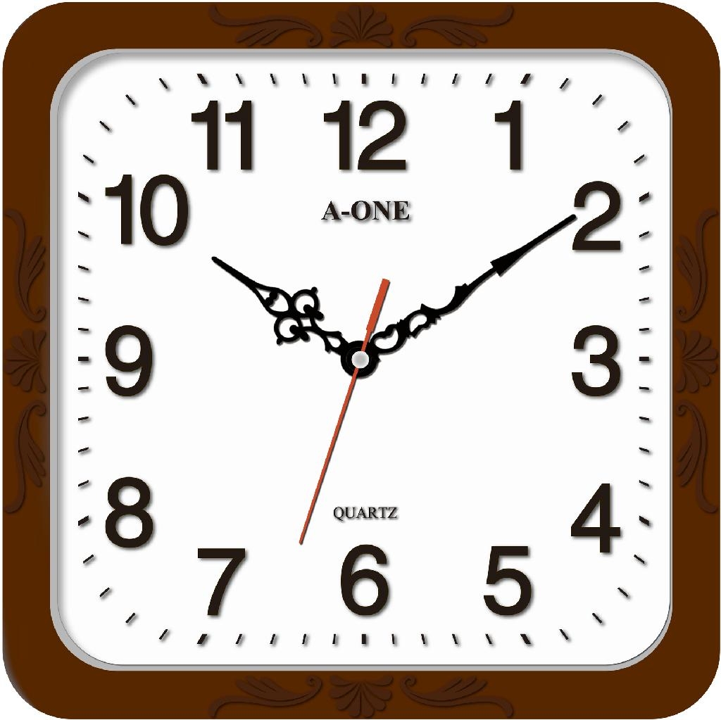 tg-0595 方形立体字扫描挂钟 (台湾 生产商) - 钟表 - 家居用品 产品 