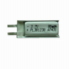 Small capacity polymer lithium battery