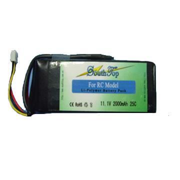 11.1V,2000mAh,25C Li-Polymer battery pack