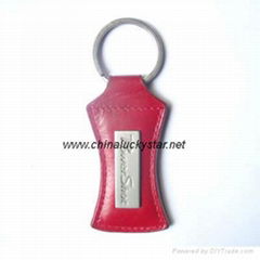 Leather key ring