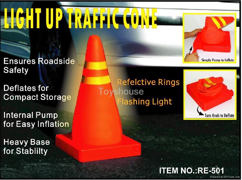 Light Up Traffic Cone 