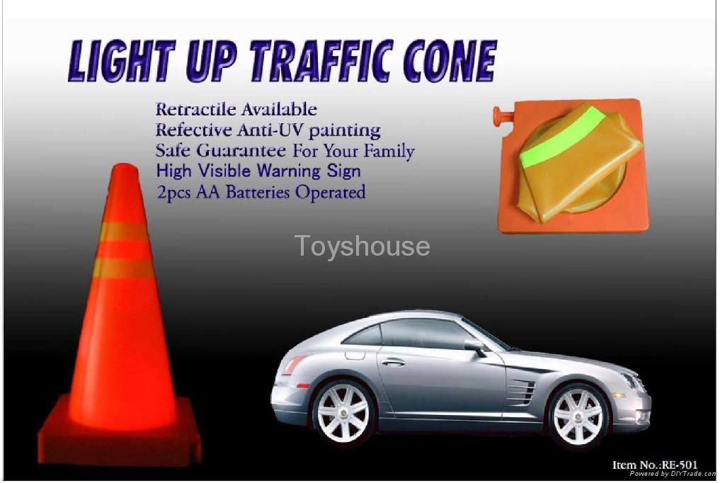 Light Up Traffic Cone  2