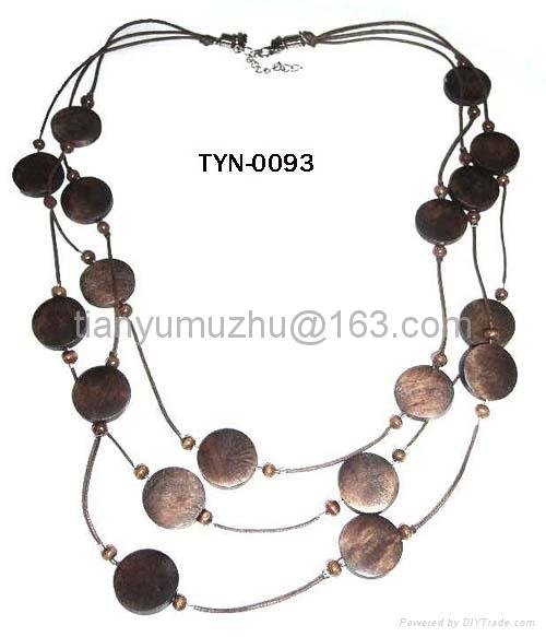 wood  necklace 5