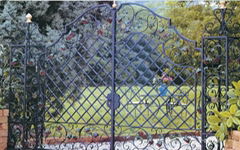 Wrought iron gate