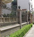 Wrought iron fence